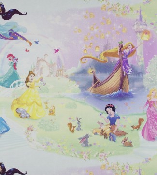 Обои виниловые детские Артекс Disney Принцессы арт. 10117-01 Обои виниловые де