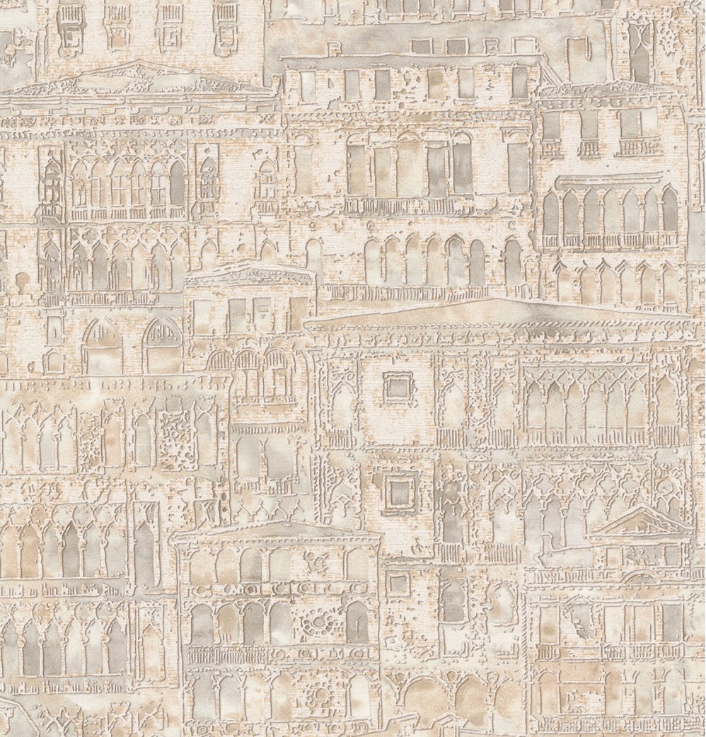9144-01 Palazzo Ducale Обои Винил Горячего Тиснения Города