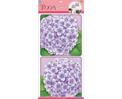 0402 POA Стикеры Две гортензии объёмные