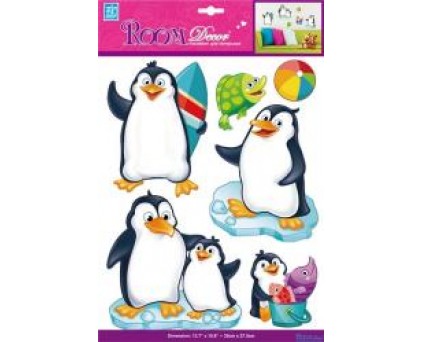 6803 PSA Стикеры пингвины объемные