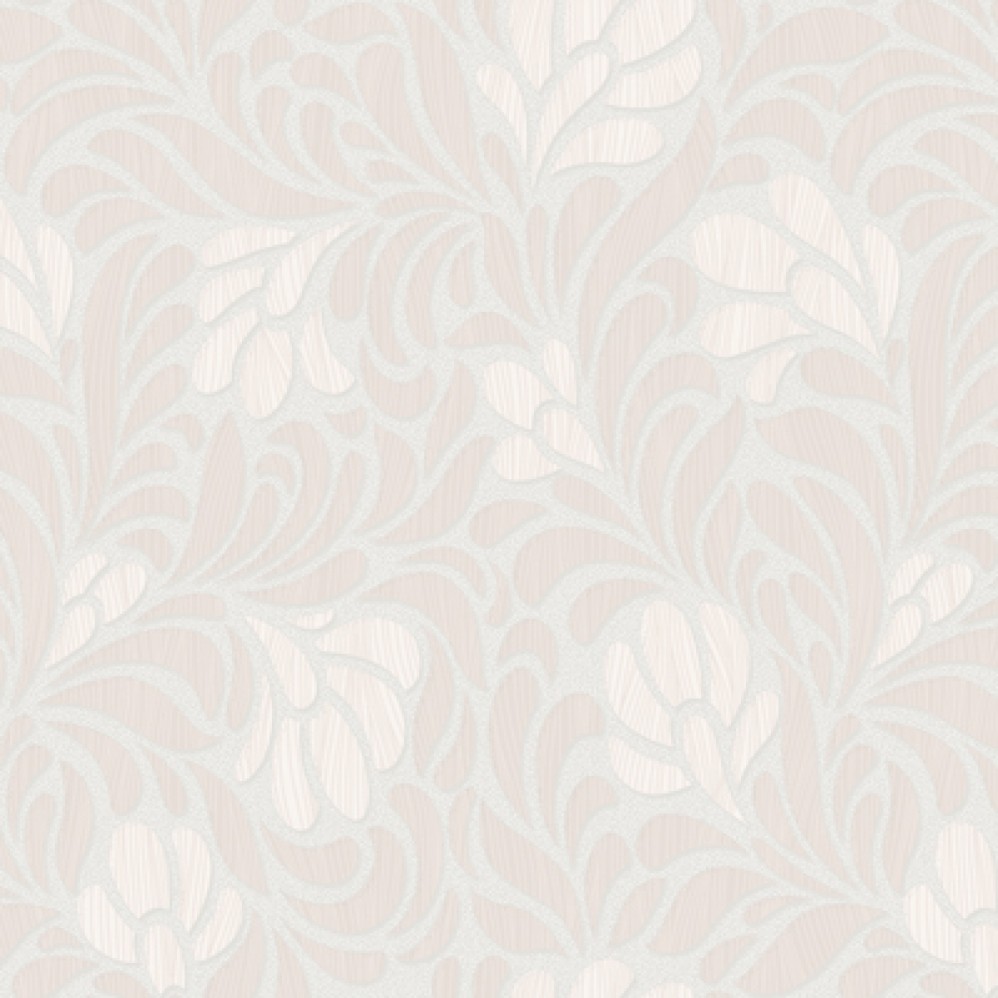 Обои виниловые бежевые с цветами  Антураж Leaves арт. 167154-91