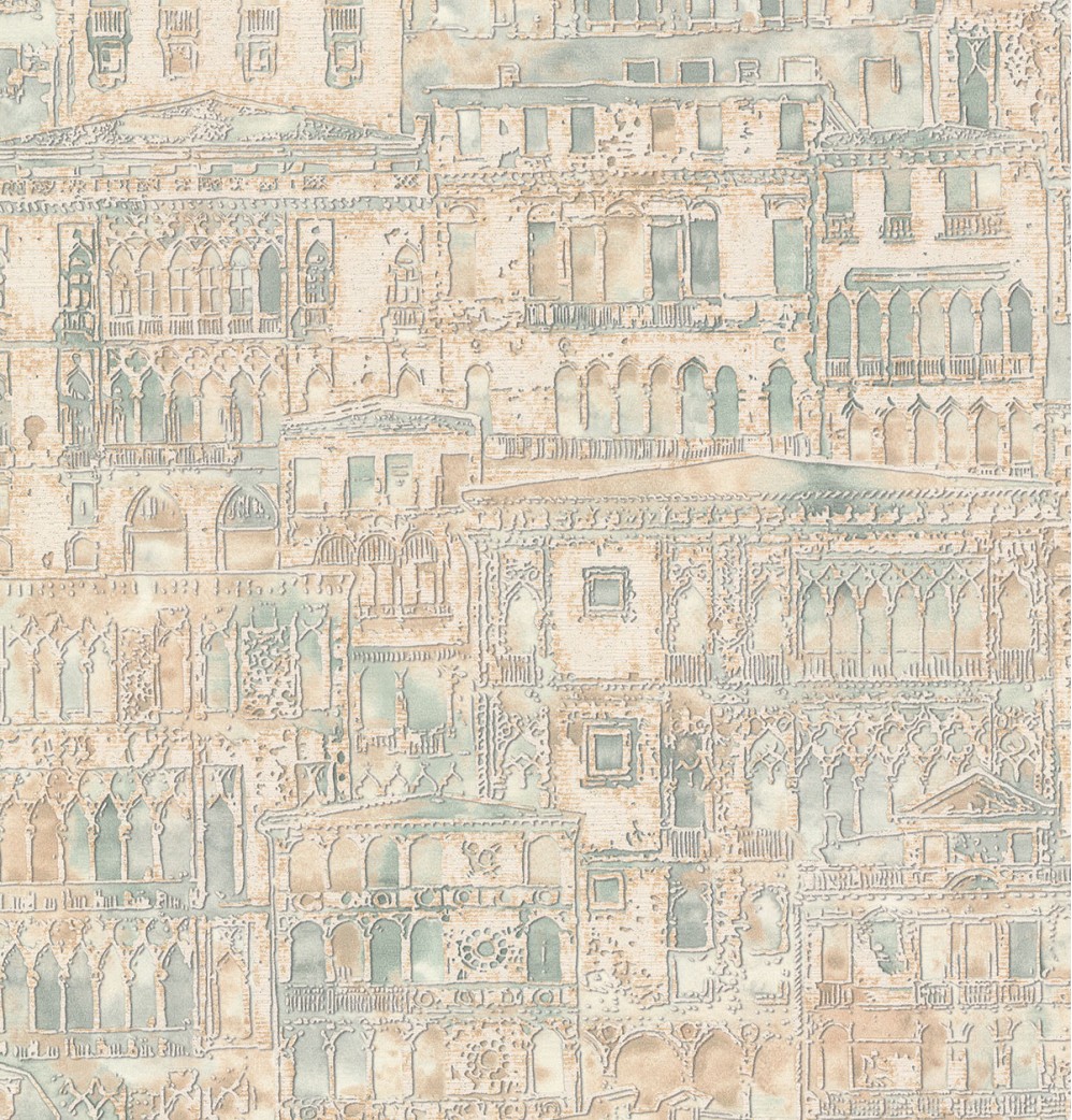 9144-04 Palazzo Ducale Обои Винил Горячего Тиснения Города