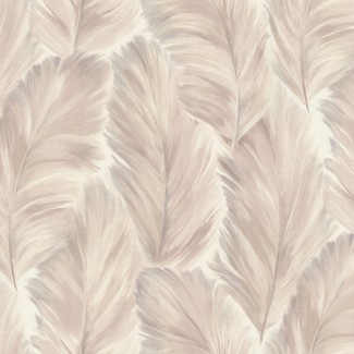 Обои бежевые перья Ornamy Magic виниловые арт.8037-02 Обои бежевые перь