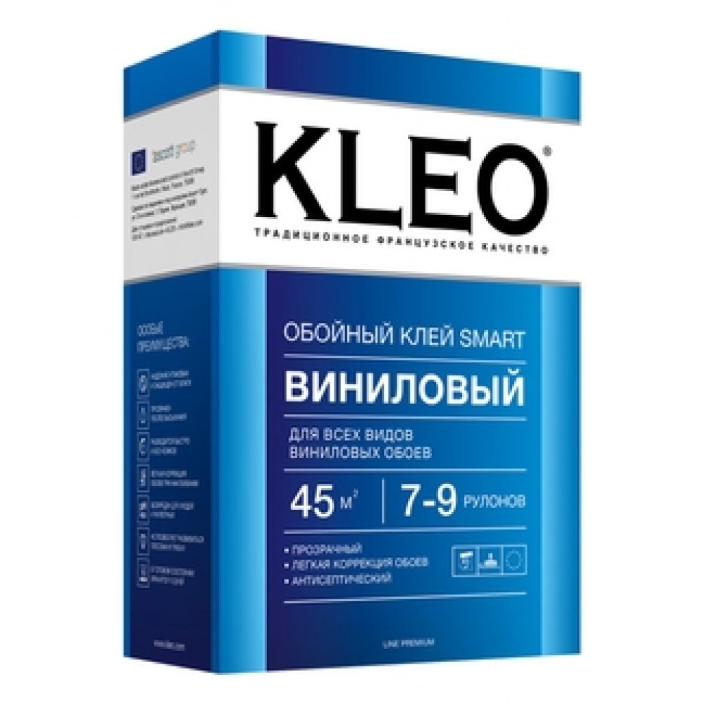 Клей для виниловых обоев, сыпучий KLEO SMART 7-9/20