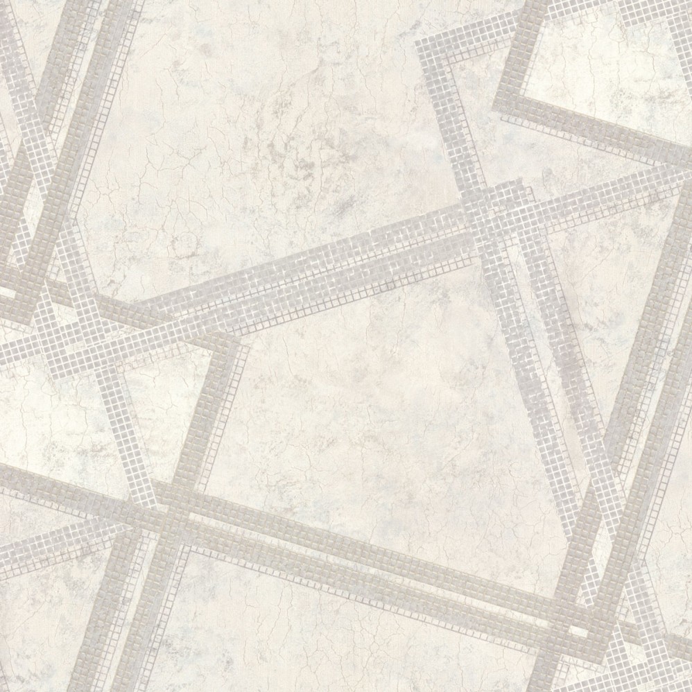 Обои геометрия на сером фоне Euro Decor виниловые Iron  арт.7163-11