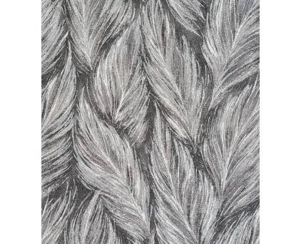 Обои виниловые крупные перья на сером фоне Freedom Шерил арт. 10598-04