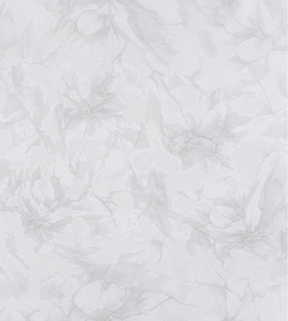 Обои виниловые крупные цветы белого цвета виниловые OVK Design Галатея арт. 10642-01