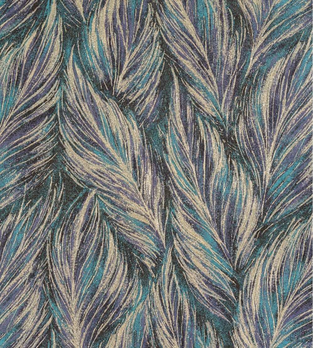 Обои виниловые крупные перья на фиолетовом фоне Freedom Шерил арт. 10598-05