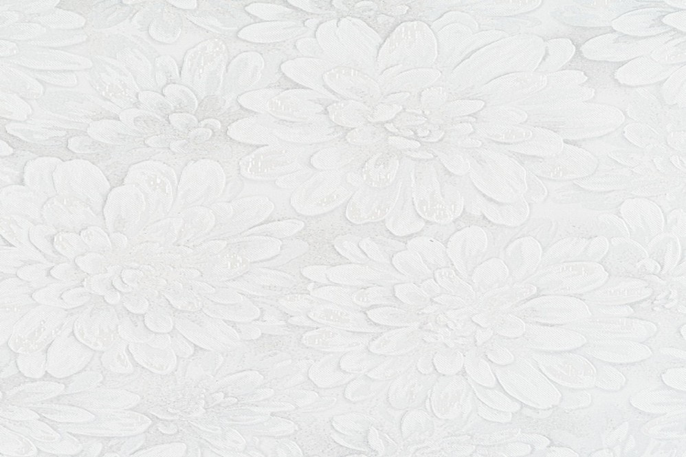 Обои белые флизелиновые с цветами Freedom  "Хризантемы" арт 10469-01