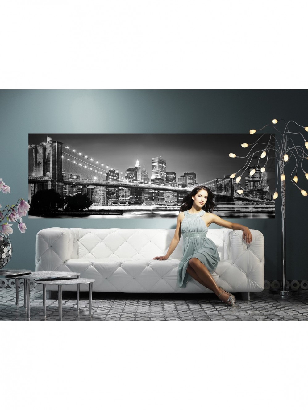 2025203 ПЛЕНКА/D-C-FIX/ширина 0,90 м/пленка 0,90*15м_Металлик серебро мат.